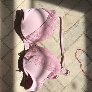 Pink bathing suit top